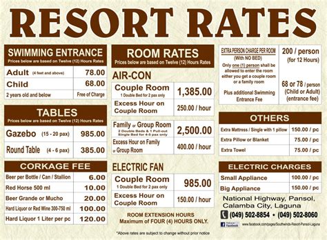 southwinds resort prices|SOUTHWINDS RESORT .